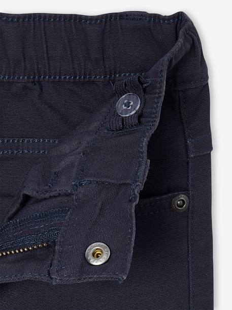 Onverwoestbare jongensbroek die makkelijk aan te trekken is beige+kaki+nachtblauw+saliegroen - vertbaudet enfant 