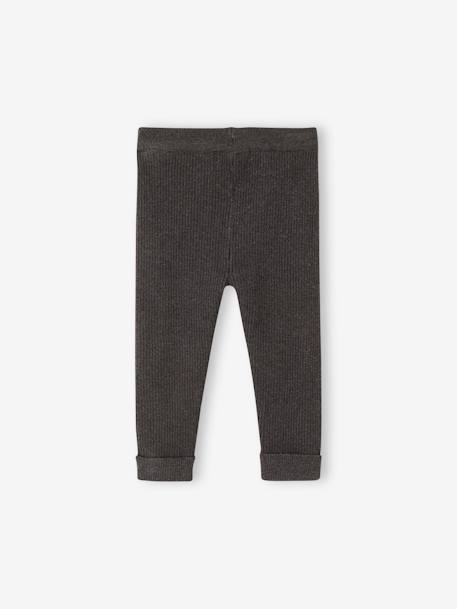 Tricot babylegging beige+groengrijs+oudroze+vanille - vertbaudet enfant 