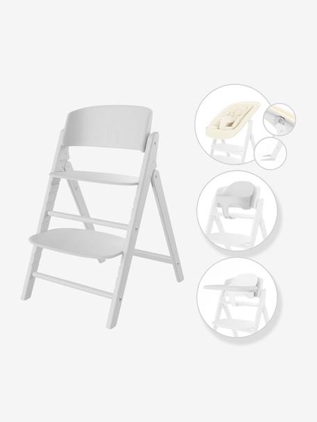 Hoge stoel Click & Fold CYBEX blauw+hout+wit+zwart - vertbaudet enfant 