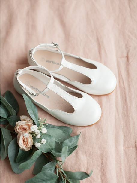 Salomé stijl ballerina's voor meisjes 6349+6629 - vertbaudet enfant 
