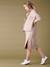 Set met trui en rok van tricot taupe - vertbaudet enfant 
