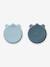 Set van 2 borden met compartimenten Stacy - LIEWOOD blauw+rozen - vertbaudet enfant 