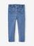 Paperbag jeans meisjes zakken hartjes denimgrijs+middenblauw+ongewassen denim - vertbaudet enfant 