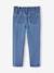 Paperbag jeans meisjes zakken hartjes denimgrijs+middenblauw+ongewassen denim - vertbaudet enfant 
