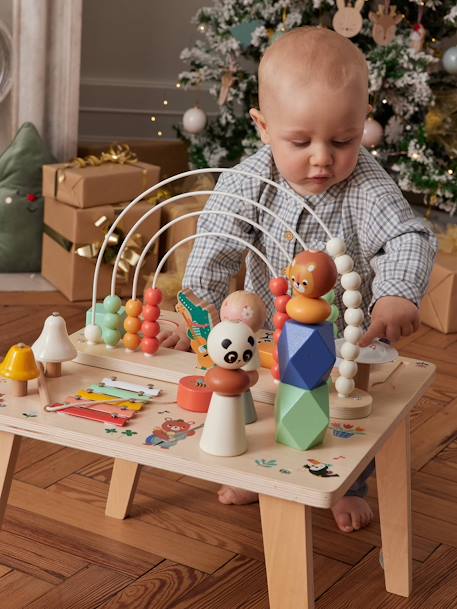 LES ANIMAUX JOYEUX 100% FSC muzikale tafel hout - vertbaudet enfant 