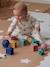 Set van 6 kubussen en 4 activiteitenballen meerkleurig - vertbaudet enfant 