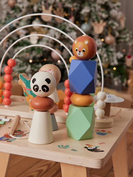 LES ANIMAUX JOYEUX 100% FSC muzikale tafel hout - vertbaudet enfant 