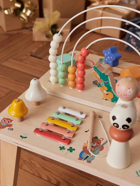 LES ANIMAUX JOYEUX 100% FSC muzikale tafel hout - vertbaudet enfant 