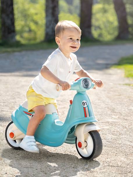 SMOBY loopscooter blauw+rozen - vertbaudet enfant 