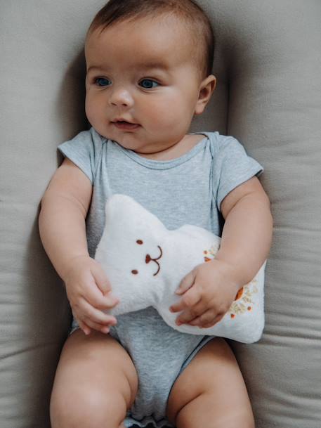 BEKE BOBO therapeutische teddybeer beige+Beige (Abracadabra)+Grey (Egel)+sinaasappel+Wit (Roze Bambi) - vertbaudet enfant 