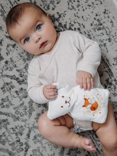 BEKE BOBO therapeutische teddybeer beige+Beige (Abracadabra)+Grey (Egel)+sinaasappel+Wit (Roze Bambi) - vertbaudet enfant 