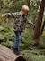 Rechte fleecebroek jongens denim look DARK GROSS+denim grijs+double stone+gebleekt denim+STONE MIDDEN+zwart denim - vertbaudet enfant 