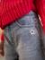 Wijde meisjesjeans blauw+denimgrijs+gebleekt denim+middenblauw+ongewassen denim+stone+zwart denim - vertbaudet enfant 