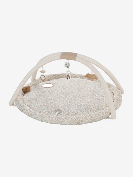 Meegroei speelmat met bogen en rand BABYLON beige+rood+sinaasappel+wit - vertbaudet enfant 