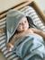 Badcape + washand personaliseerbaar Oeko-Tex® blauwgroen+framboos+medium blauw+oker+poederroze+wit+zeegroen - vertbaudet enfant 