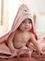 Badcape + washand personaliseerbaar Oeko-Tex® blauwgroen+framboos+medium blauw+oker+poederroze+wit+zeegroen - vertbaudet enfant 