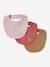 Set van 3 katoenen slabbetjes van katoengaas veel blauw+veel roze - vertbaudet enfant 