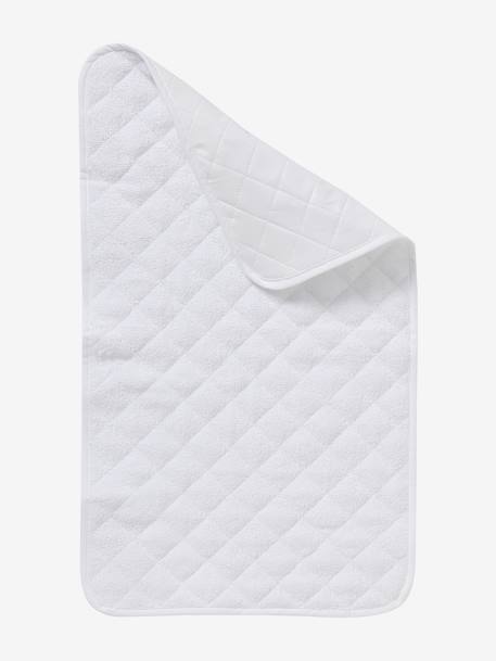 Katoengaas engelennestje dat kan worden omgevormd beige, bedrukt+cappuccino+ecru+salie+terracotta - vertbaudet enfant 