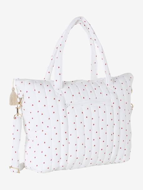 Luiertas Pluim beige, bedrukt+IVOOR MET PRINT+plantaardig ivoor+vanille+wit, bedrukt - vertbaudet enfant 