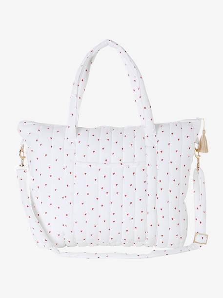 Luiertas Pluim beige, bedrukt+IVOOR MET PRINT+plantaardig ivoor+vanille+wit, bedrukt - vertbaudet enfant 