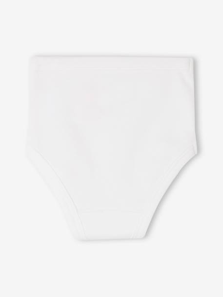 Set van 5 babybroekjes met 1 voor elke dag veel wit - vertbaudet enfant 