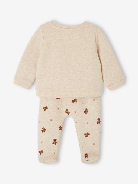 Geboorteset beren gemêleerd beige - vertbaudet enfant 