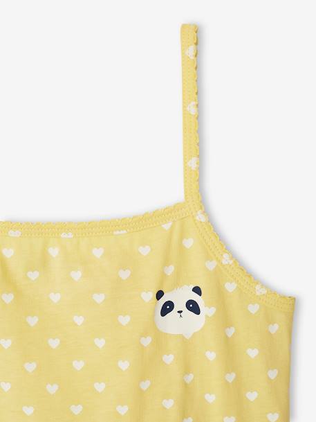Set van 3 meisjestopjes lichtgeel - vertbaudet enfant 