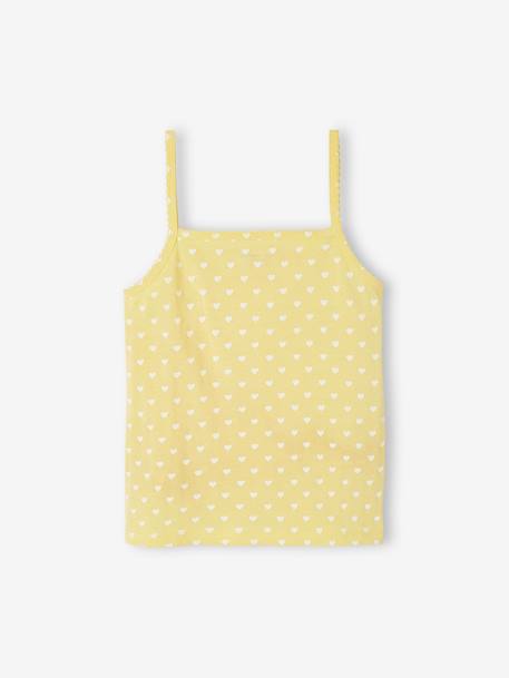 Set van 3 meisjestopjes lichtgeel - vertbaudet enfant 