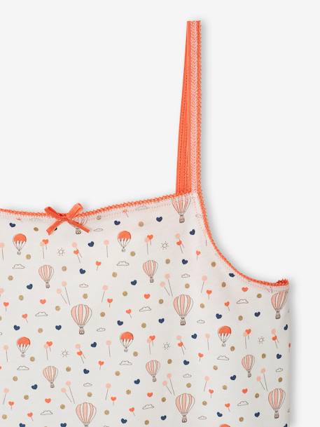 Set van 3 leuke tanktops voor meisjes lichtroze - vertbaudet enfant 