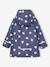 Regenjas voor meisjes met capuchon en sherpa voering antraciet+indigoblauw+meerkleurig - vertbaudet enfant 
