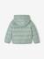 Lichtgewicht donsjas met capuchon voor meisjes groengrijs+lila+marineblauw+pruim+rozen - vertbaudet enfant 