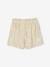 Laméshort met geplooid effect voor meisjes goud - vertbaudet enfant 