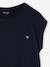 Effen Basics meisjesshirt met korte mouwen blauwgroen+ecru+marineblauw+snoepjesroze - vertbaudet enfant 