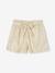 Laméshort met geplooid effect voor meisjes goud - vertbaudet enfant 