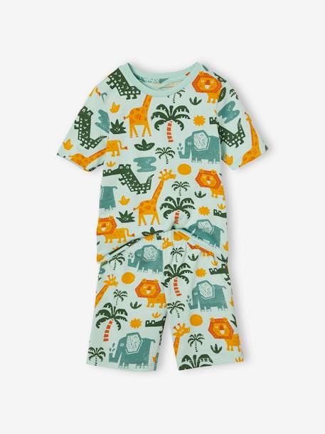 Set van 2 jongenspyjamabroeken savanne petrolblauw - vertbaudet enfant 
