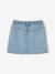 Jeans meisjesrok van Basics lichtblauw+middenblauw - vertbaudet enfant 