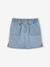 Jeans meisjesrok van Basics lichtblauw+middenblauw - vertbaudet enfant 