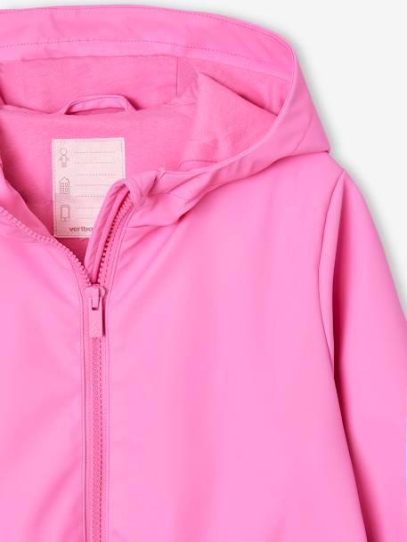 Meisjesregenjas met capuchon rozen - vertbaudet enfant 