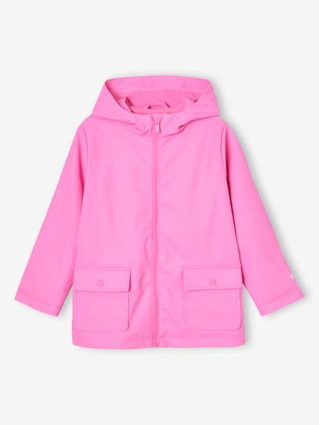 Meisjesregenjas met capuchon rozen - vertbaudet enfant 