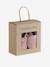 Elastische leren babyschoentjes in soepel leer goud+nachtblauw+oudroze+roze (poederkleur)+roze, bedrukt+veel roze+wit, bedrukt - vertbaudet enfant 