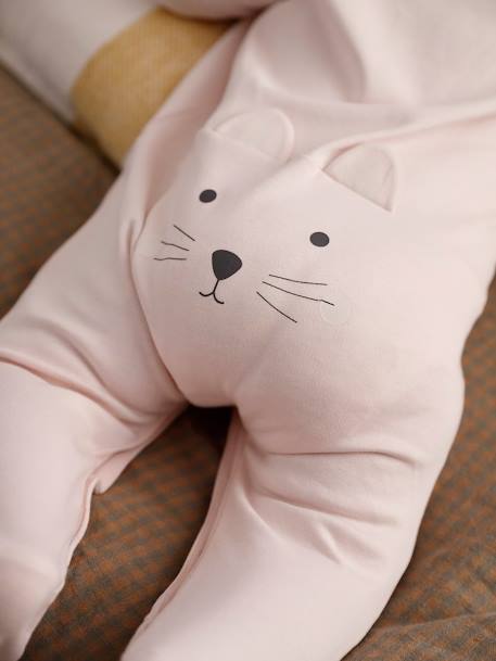 Slaappakje kitten lichtroze - vertbaudet enfant 