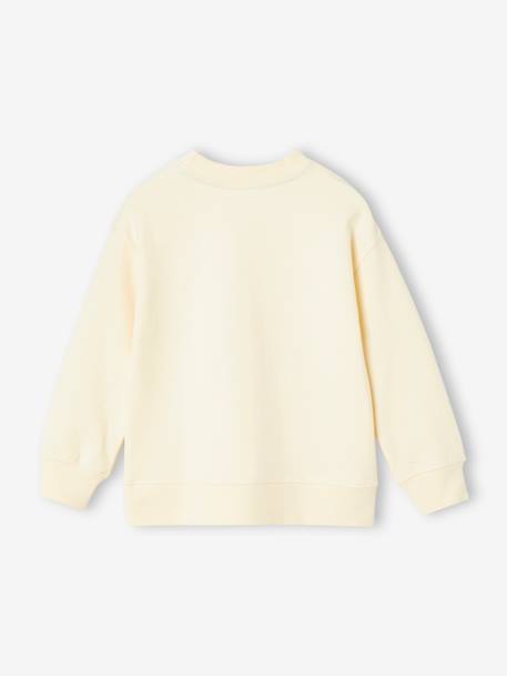 Bedrucktes Jungen Sweatshirt Disney MICKY MAUS Oeko-Tex ecru - vertbaudet enfant 