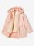 3-in-1 parka voor meisjes lichtroze - vertbaudet enfant 