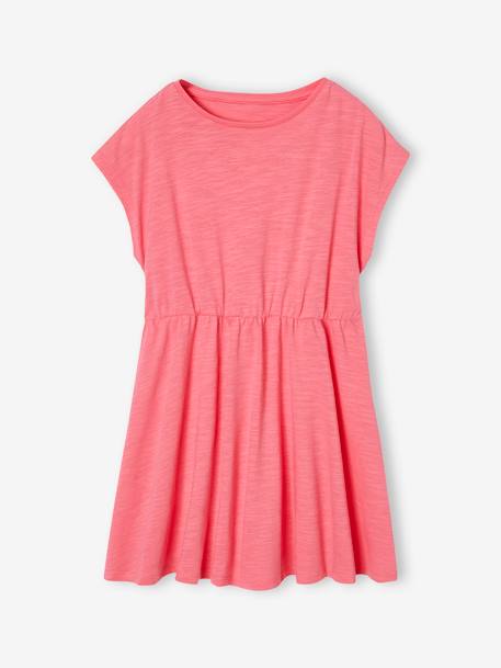 Meisjesset gewatteerd jack met bloemenprint + jurk rozen - vertbaudet enfant 