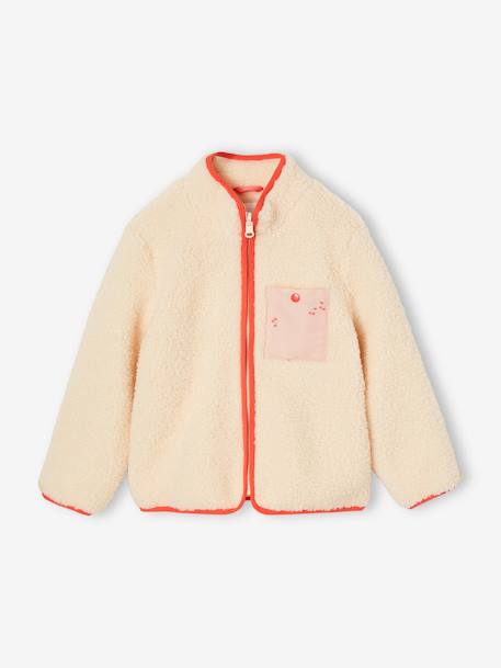 3-in-1 parka voor meisjes lichtroze - vertbaudet enfant 