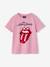 T-shirt The Rolling Stones® voor meisjes pioenroos - vertbaudet enfant 