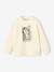 Bedrucktes Jungen Sweatshirt Disney MICKY MAUS Oeko-Tex ecru - vertbaudet enfant 