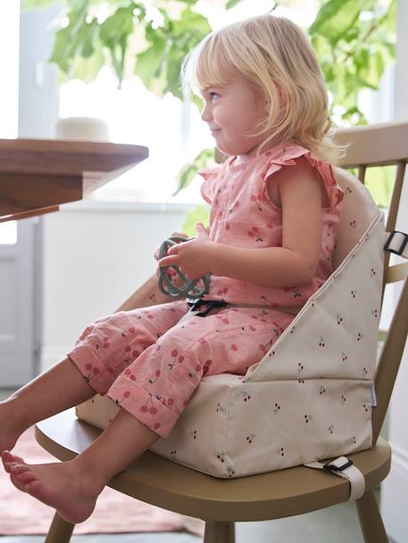 Stoelverhoger beige, bedrukt+ecru+Grijs+grijsblauw+hazelnoot+hazelnoot+lichtroze+meerkleurig+wit, bedrukt+wit, gestreept - vertbaudet enfant 