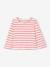 Set van 3 Basics T-shirts met lange mouwen ecru+rood, gestreept - vertbaudet enfant 