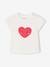 Set van 3 Basics T-shirts met lange mouwen ecru+rood, gestreept - vertbaudet enfant 